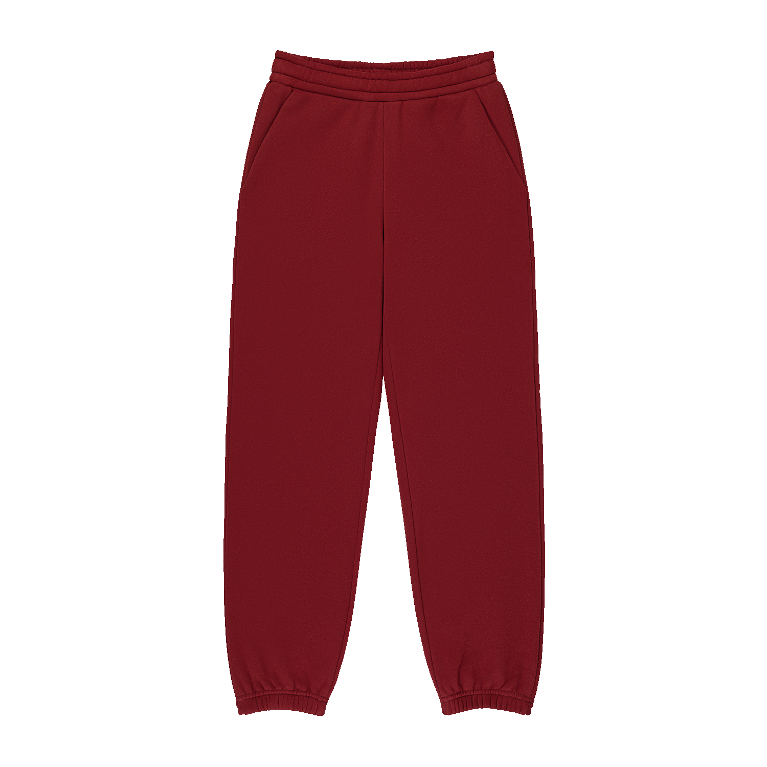 Holiday Drawstring Unisex Sweatpants -maroon