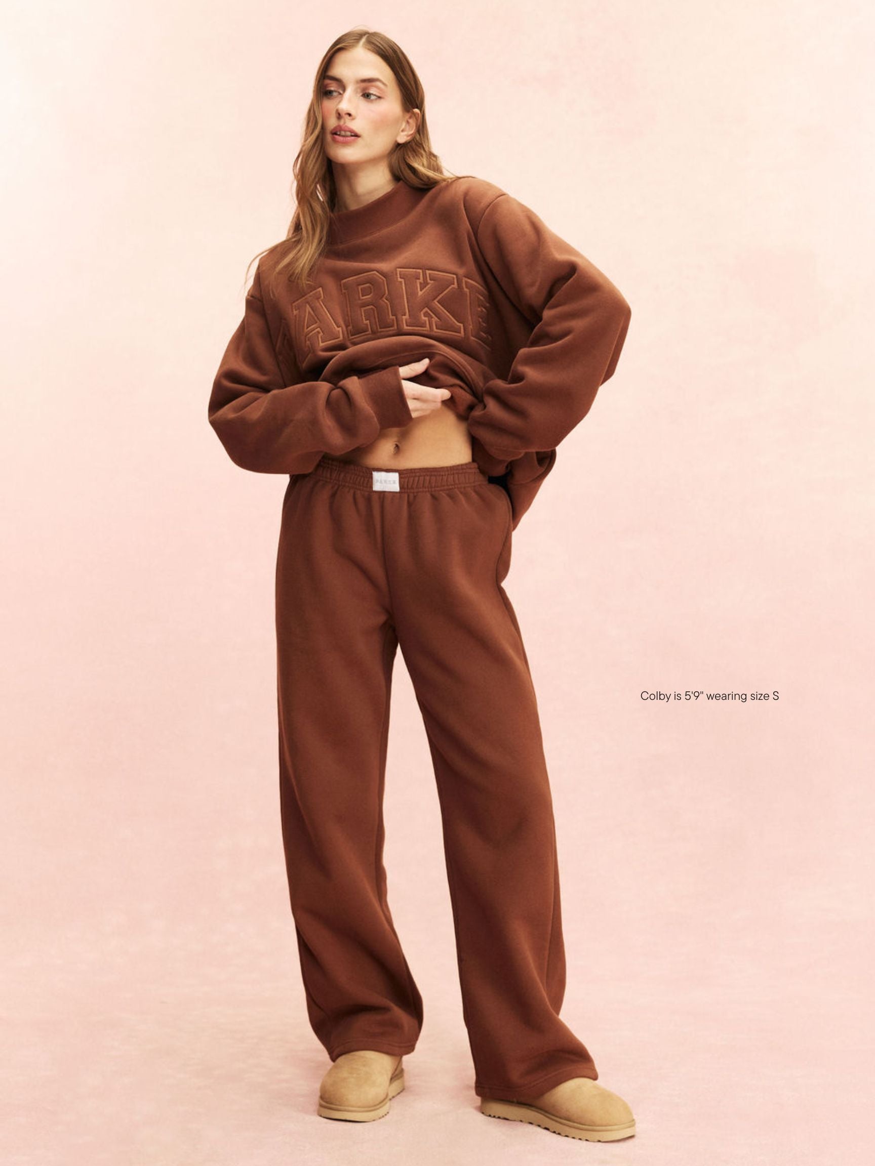 Boxer Sweatpants - Mocha