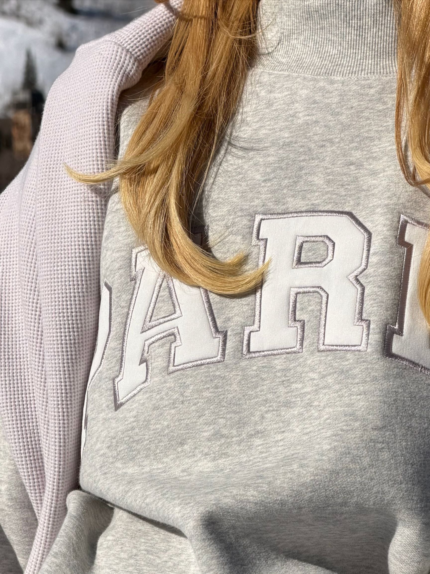 Varsity Mockneck - Metallic