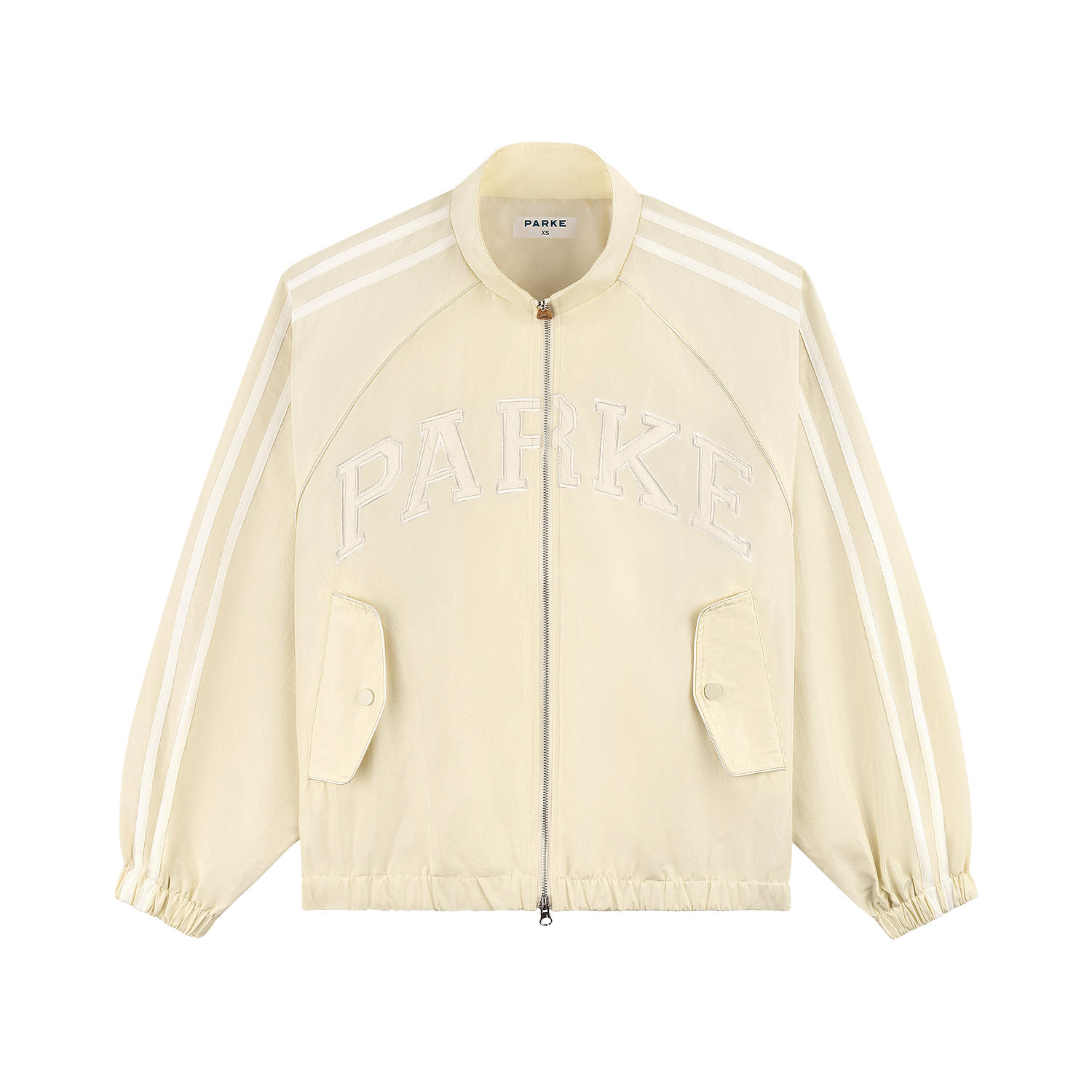 Varsity Nylon Jacket - Buttercream